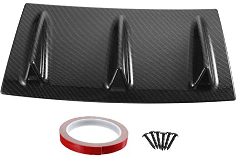 SOLUSTRE 1stück Auto Heckdiffusor Aus Robuster Spoiler Für Verbesserte Aerodynamik Kompatibel Mit Meisten Fahrzeugen Leicht Und Installieren Für Auto-Tuning Und Modifizierte Karosserien