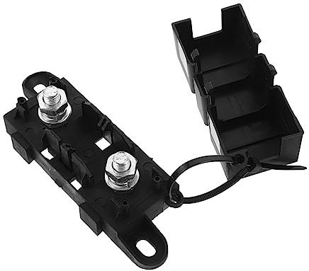 ULTECHNOVO 2piezas Portafusibles Grande para Camiones y Vehículos Soporte De Fusible Tornillos y Tuercas para Backup