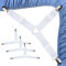 Sangles pour Draps de Lit, Set de 4 Pièces Blanches Attache Drap Housse, Élastiques Ajustables Sangle Drap Housse pour Lit, Matelas, Canapé Coussin, Nappes - Blanc
