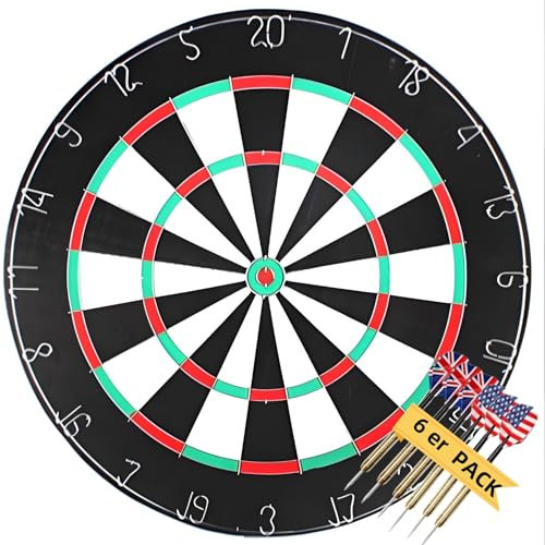 Dartscheibe mit 2 Verschiedenen Spielmodi, Hohe Qualität Dartscheibe für Kinder und Erwachsene, von Tarent