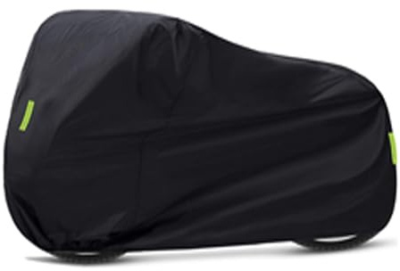 JCPDN Motorrad Abdeckungen für YA-MAHA Tricity 125 155 300 Tricity125 Tricity155 Tricity300, Motorräder Schutzhülle Moped Anpassbar Alle Jahreszeite Wasserdicht Auto Ersatzteile Zubehör,Black