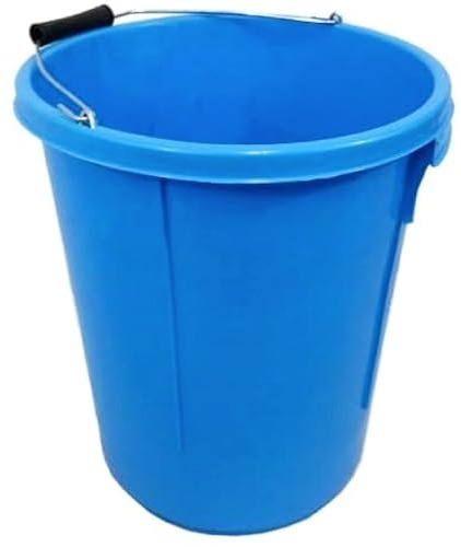 Blue Plasterer Bucket Heavy Duty Plasterers Bucket for Mixing Building Plaster and Holding Water - 25 Litre