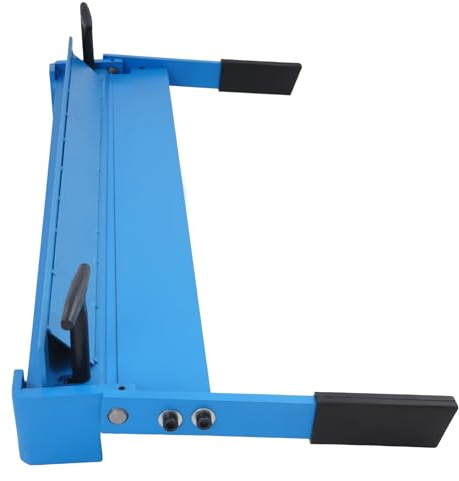 QIERF Macchina di piegatura in lamiera 630 mm manuale panca piegatrice angolare 120°, acciaio Q235, capacità di piegatura 1-1,2 mm per acciaio al carbonio, lamiera di rame e alluminio