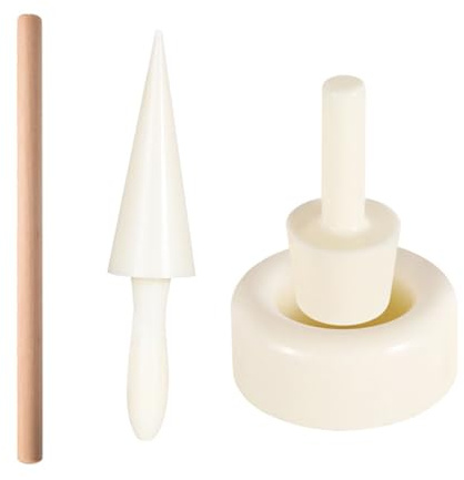 Tmboryuu Strumento Professionale per la creazione Coni Gelato Stampo Pratico per cialde e Biscotti Pratico Accessorio per la Cottura in Cucina Stampo per Cono da Forno Professionale