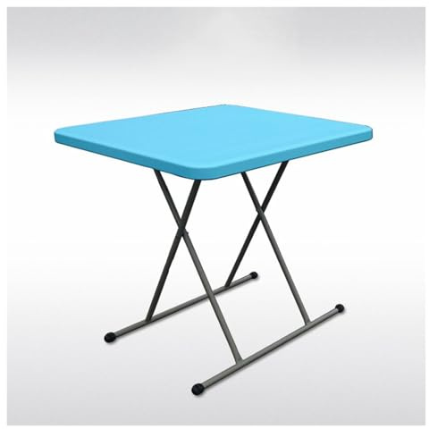 WBBML Balkontisch Klappbar Tragbar Campingtisch Praktisch Gartentisch Kunststoff Balkon zu Hause(Blue)