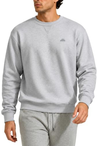 Iron Mountain IMSWT205 Sudadera de Cuello Redondo para Hombre con Hilo Reciclado Respetuoso con el Medio Ambiente, Anti-Pilling, Flexible, cómoda y con Suave Forro de vellón