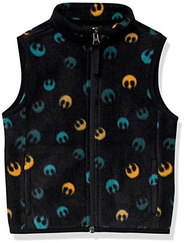 Amazon Essentials Disney | Marvel | Star Wars Chalecos de forro polar Niño, Star Wars Rebelde, 5 años