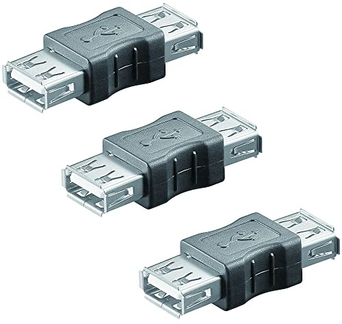 Adaptador USB 2.0 USB-A hembra a USB-A hembra para cambio de género – Conector flexible para tus dispositivos USB