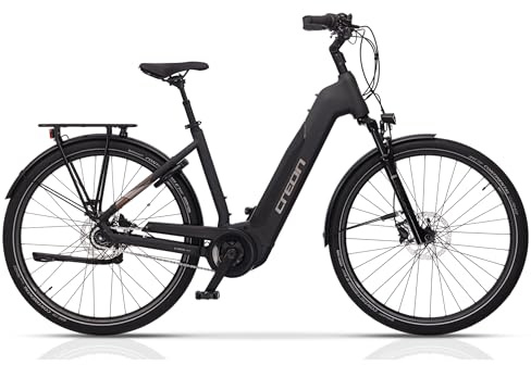 Airtracks 28 Zoll Damen E-Bike LS City Fahrrad Motive TF 1.7 Trekking Bike Bosch Active Plus LINE Gen3 400 Wh 7s Shimano Nexus - Rahmen 46cm 50cm 54cm - (46cm (Körpergröße 165-175cm))