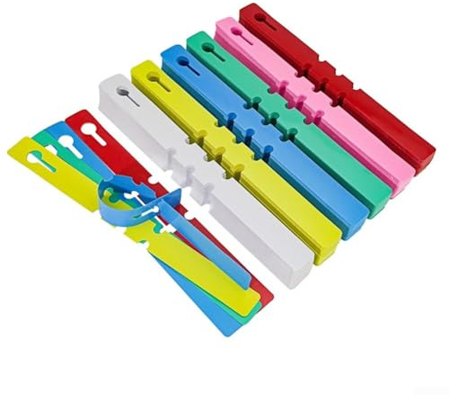 Loop Labels Lanyards Lot de 100 outils en PVC pour étiqueter les arbres, les plantes et les produits agricoles