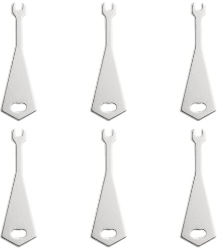 Emergency Light Test Fish Key for Secret Emergency Light Grid Switches, Mellbree Click Fish Key Set Replacement 6 Pack