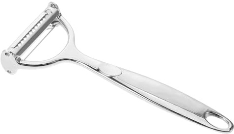 LOORGVEL Pelador Multifuncional de Frutas y Verduras para Pelar y Cortar Herramienta de Cocina Ergonómica para Pelar Patatas y Zanahorias Utensilio Doméstico Versátil para Uso Diario