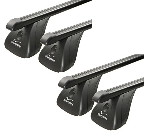 4 Stangen Dachträger AURILIS Original kompatibel mit Volkswagen kompatibel mit VW T5 ab 03 Stahl