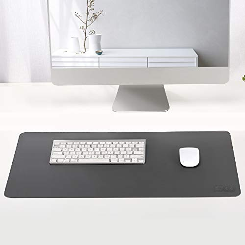 ESCOCO Alfombrilla de escritorio multifuncional, alfombrilla de escritorio de oficina, 80 x 40 cm, alfombrilla de mouse ultrafina, impermeable, alfombrilla de escritorio para laptop, alfombrilla de