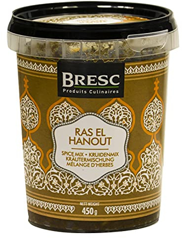 Bresc Ras el Hanout - 2x 450g - vegane nordafrikanische Kräuter-Gewürz-Mischung Marokkanische Paste für Couscous Bulgur Fleischgerichte und Tajine pikanter kräftiger Geschmack