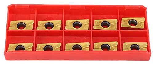 10PCs Fräseinsätze APMT1604 CNC Hartmetall Wendeschneidplatte Drehmaschine Dreheinsätze Drehmaschine Fräswerkzeuge 15-50HRC Härte