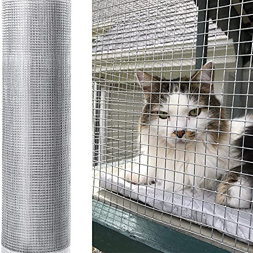 Wire Mesh Woven, Draht-Aviary-Zaun-Hardware-Tuch Für Hühnerstall Kaninchen-Garten-Fruchtkäfig-Tier,Wühlmausgitter Volierendraht,1 * 1m (Size : 1x2m)