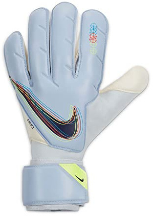 Nike Unisex Goalie Glove Goalkeeper Grip3, Light Marine/White/Blackened Blue, CN5651-548, 10