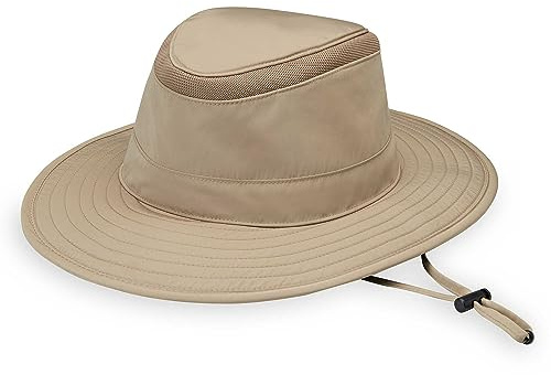 Wallaroo Hat Company Men’s Summit Sun Hat (Kahki, Large/Extra Large) – UPF 50+, Wide Brim, Packable Design, Chin Strap and Adjustable Size – Sun-Smart Functional Hat for Outdoor Adventures and Travel