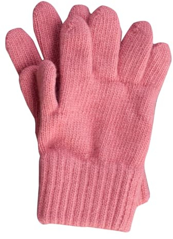FosterNatur, Kinder Finger Handschuhe/Strickhandschuhe/Wollhandschuhe, 100% Merinowolle extrafein