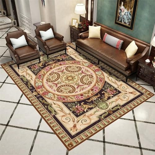 RUGMRZ Balkon Dekoration Retro und prächtig Teppich auslegeware antirutsch Teppich Room decor200X300cm