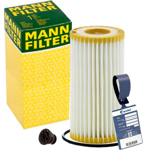 Mann Filter Öl-Filter Ölwechselset | HU6013Z+47197+MN1801 passend für A2 8V A4 B8+B9 Golf 7
