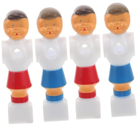 KOMBIUDA Fußball 4 Stück Tischfußballpuppe Ersatz für Tischfußball-Männer Kickertischteile Spielzeuge Fußbälle Ersatzfußballspieler Fußballfiguren Fußballtisch Komponente PVC