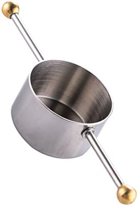 IMIKEYA 30ml Cup Permanent Jigger Steel Measuring Stainless with Marking Easy to Clean Ounce Cocktail for Bar Home