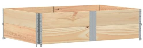 vidaXL Odlingslåda 150x100 cm massivt furuträ