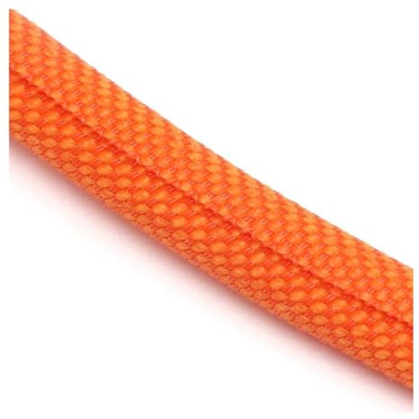 1 m/5 m selbstgeschlossene PET-Schlauch, erweiterbar, geflochtene Hülse, selbstschließend, flexibel, isoliert, zum Schutz von Kabelsocken, Orange, 60 mm, 1 m