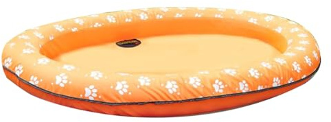 Piscina galleggiante per cani – Letto gonfiabile galleggiante per animali domestici, zattera galleggiante per cani e gatti | Sdraio da nuoto durevole, morbido tappetino per cani giocattolo estivo