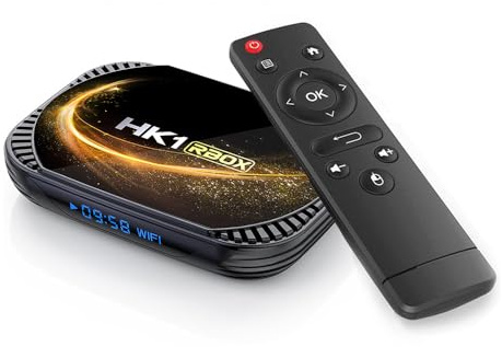 CHROX Android TV Box 11.0, 4K/8K TV Box, Smart TV Box with S905X4 Chip Quad-Core Cortex-A53, 3D H.265 Dual-Wifi 2.4G/5G Bluetooth 4.0 USB 100M Ethernet Set-Top Box,4GB+128GB
