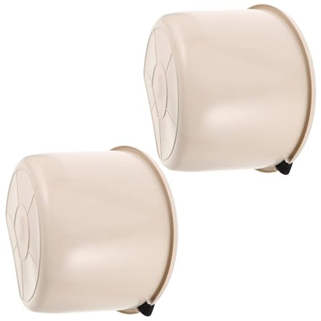 Abaodam Cubo de Jardinería Multifuncional para Fertilizar y Recoger Frutas 22 Lb Color Claro 2 Piezas, Contenedor Resistente para Huerto y Jardín, Cesta para Cosecha y