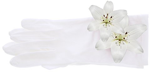 Climsom - Gants de Soie blancs pour Garder la Jeunesse et la Douceur de vos mains, Soin des Mains, Soin Complémentaire Manucure, Mains Sèches, Eczema