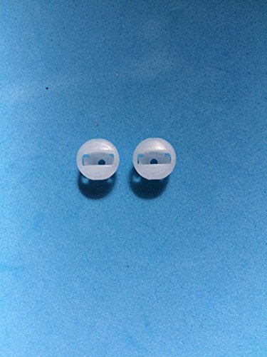 PAIR OF SLIMLINE VENETIAN ALUMINIUM BLIND TAPE LOCK BUTTON FOR CORD IN BOTTOM RAIL