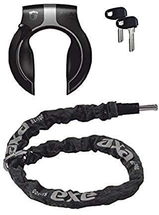 Rahmenschloss mit Kette Axa Security Victory Kit RL 100-1000/5,5 mm