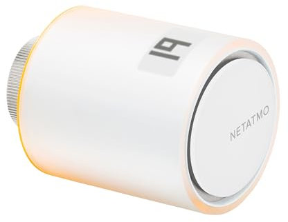 Netatmo NAV-PRO Smart Radiator Valve, componente aggiuntivo per termostato intelligente e per riscaldamento collettivo o teleriscaldamento