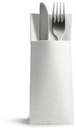 Alvotex Airlaid Besteckservietten 32x40cm 50/1 - WHITE (001)