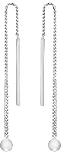Amor Ohrhänger 925 Sterling Silber Damen Ohrschmuck, Silber, Kommt in Schmuck Geschenk Box
