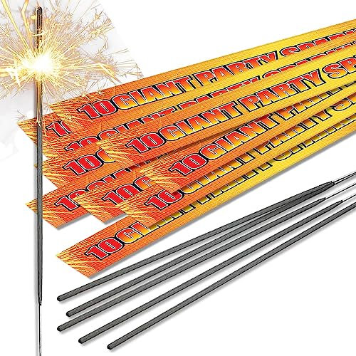 40cm (16) Giant Party Sparklers - Great for all Occasions (100 Sparklers)