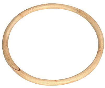 G-LIKE Wing Chun Rattan Ring - Traditionelle Chinesische Kampfkunst Wing Tsun Kung Fu Tai Chi Trainingsring Natürliches Holz Widerstand Krafttraining Fitness für Hände – Innendurchmesser 28 cm
