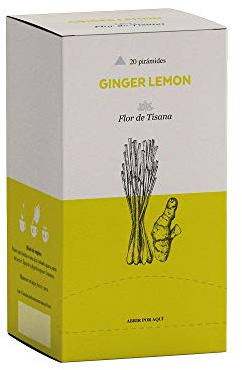 INFUSIÓN DE GENJIBRE Y LIMÓN FLOR DE TISANA PIRÁMIDE 3GR (CAJA DE 20 UNIDADES)