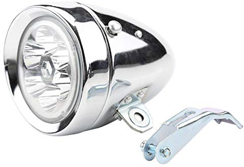 OUKENS Bike Headlight, 6 LED Vintage Bicycle Headlamp Bike Front Light Headlight Flashlight Headlamp With Bracket