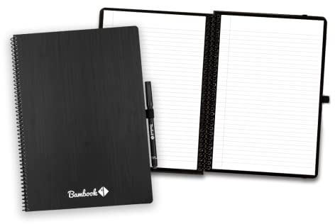 BAMBOOK Classic Notizbuch Original - A4 - Liniert, Wiederverwendbares Notizbuch, Notizblock, Reusable Notebook