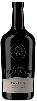 1 Bottle Italian PONTIUS 2022 Macerated White Wine (Color Amber) by Vinum Hadrianum | Montonico Colli Aprutini IGT Embrace Wine | Excellence in Every Sip - (Each Bottle 750 ml)