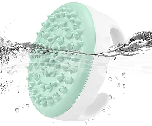Holdes Spazzola a secco per cellulite - Massaggiatore portatile elettrico | Soft Health Raschiatura | Strumento di massaggio elettrico impermeabile per la della pelle con impugnatura ergonomica per