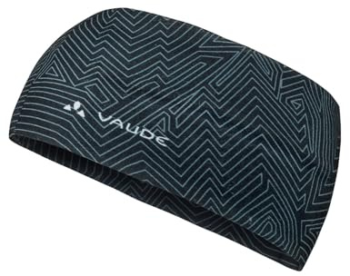 VAUDE Cassons Stirnband – Leichtes Kopfband Damen weit für Gym und Wandern, Kopfschutz Damen für Gym aus Stoff – Alpinismus – heron, Größe: Einheitsgröße | Leichtes Stirnband Damen – Schweißband & Kopfschutz - ideal zum Wandern, Bergsport, Skitouren oder im Alltag