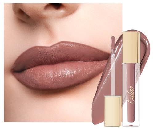 Oulac Lippenstift Rosa Matt Langanhaltender, Langanhaltend mit Kussechter Lippenstifte, Intensiver Farbabgabe, präzisem Applikator, Mattem Finish, Vegan Clean Beauty, 4,5 ml M28