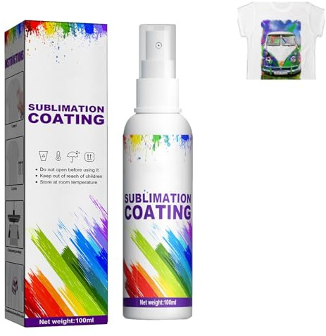 GNAUMORE Sublimation Spray,Sublimation Spray for Cotton,Quick-Drying Sublimation Spray,Sublimation Coating Spray,Sublimation Spray for Cotton,Quick-Drying,Super Adhesion,High Gloss 1pc