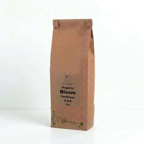 Dr Forest Bloom Fertiliser 2-8-4 - High Phosphorus Flower and Fruit Feed for Tomatoes, Peppers, Roses and Flowering Plants - Slow Release Granular Plant Food with Calcium and Potash - 1.5kg